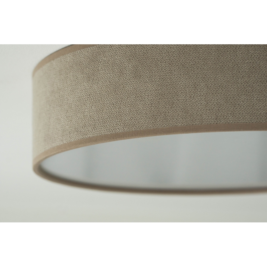 Duolla - Iluminação de teto LED CORTINA LED/26W/230V diâmetro 30 cm 4000K castanho