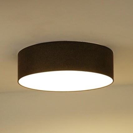 Duolla - Iluminação de teto LED CORTINA LED/26W/230V diâmetro 30 cm 4000K castanho