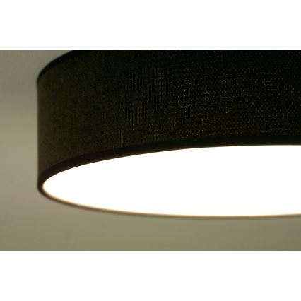Duolla - Iluminação de teto LED CORTINA LED/26W/230V diâmetro 30 cm 4000K castanho