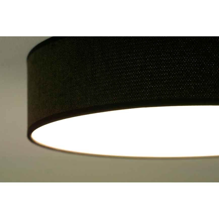 Duolla - Iluminação de teto LED CORTINA LED/26W/230V diâmetro 30 cm 4000K castanho