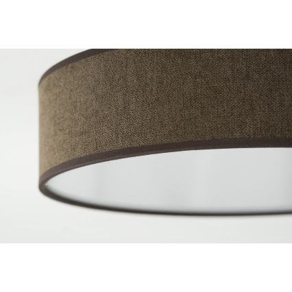 Duolla - Iluminação de teto LED CORTINA LED/26W/230V diâmetro 30 cm 4000K castanho