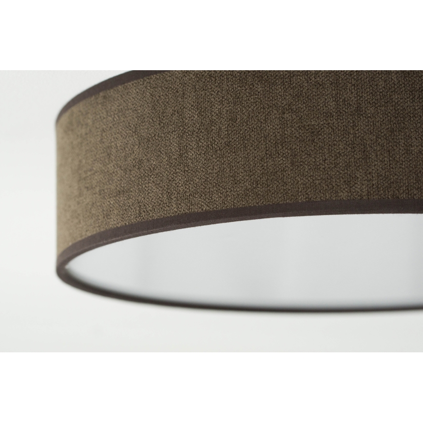 Duolla - Iluminação de teto LED CORTINA LED/26W/230V diâmetro 30 cm 4000K castanho