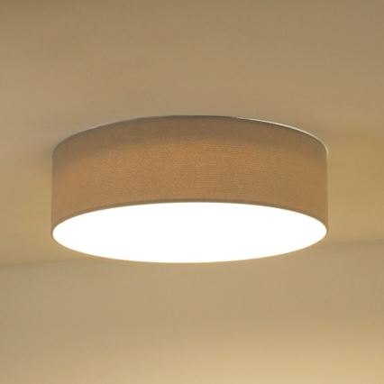 Duolla - Iluminação de teto LED CORTINA LED/26W/230V diâmetro 30 cm 4000K cinzento