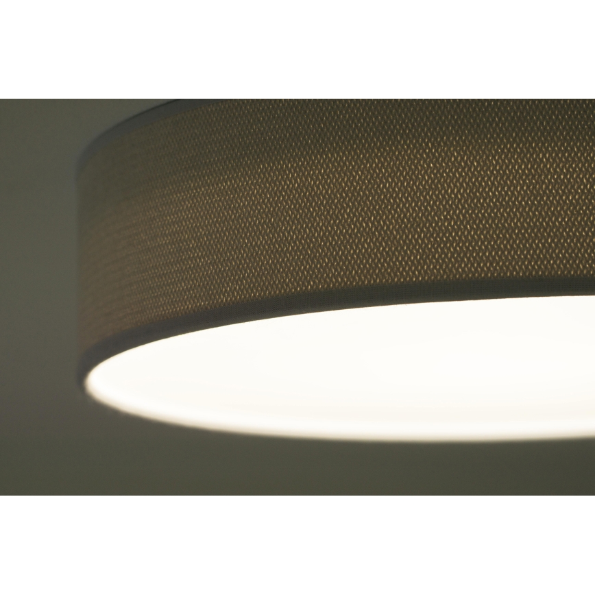 Duolla - Iluminação de teto LED CORTINA LED/26W/230V diâmetro 30 cm 4000K cinzento