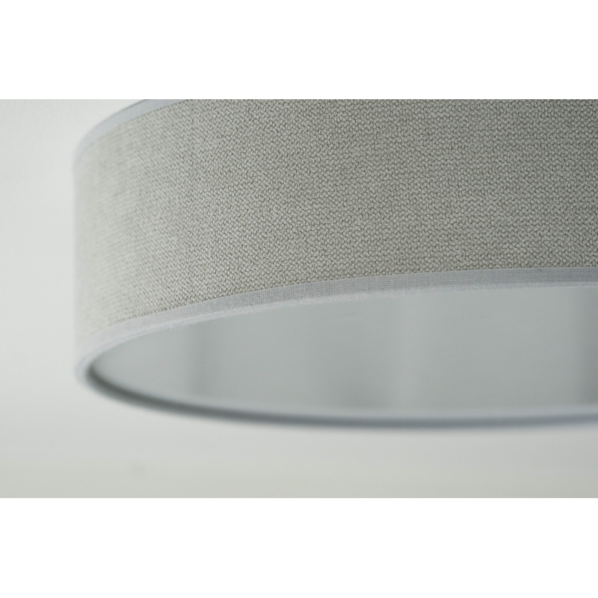 Duolla - Iluminação de teto LED CORTINA LED/26W/230V diâmetro 30 cm 4000K cinzento