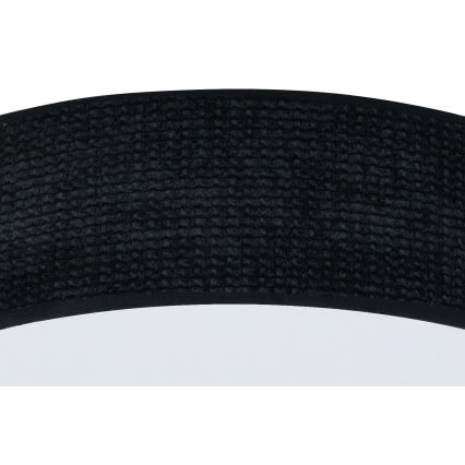 Duolla - Iluminação de teto LED CORTINA LED/26W/230V diâmetro 30 cm 4000K preto