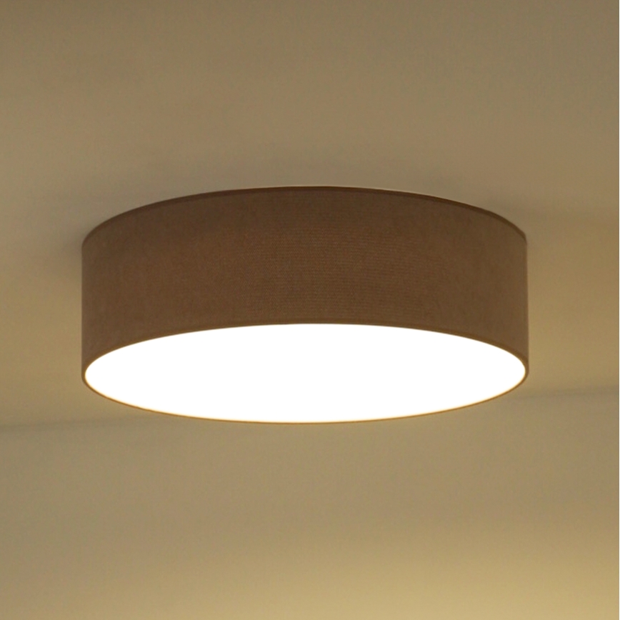 Duolla - Iluminação de teto LED CORTINA LED/26W/230V diâmetro 45 cm 4000K castanho
