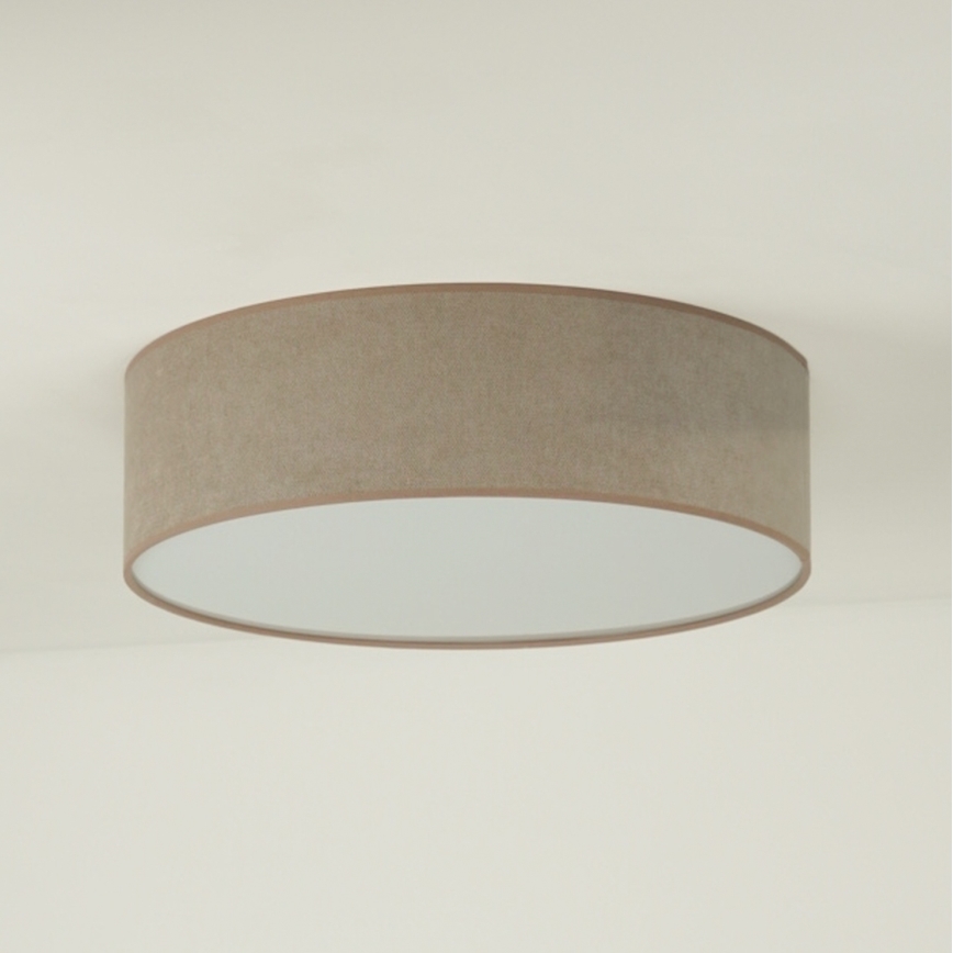 Duolla - Iluminação de teto LED CORTINA LED/26W/230V diâmetro 45 cm 4000K castanho