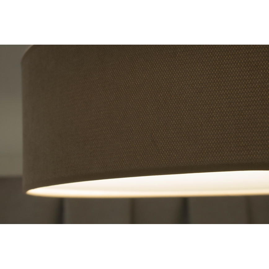Duolla - Iluminação de teto LED CORTINA LED/26W/230V diâmetro 45 cm 4000K castanho