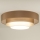 Duolla - Iluminação de teto LED LUNETA LED/26W/230V diâmetro 60 cm 4000K castanho/dourado/branco