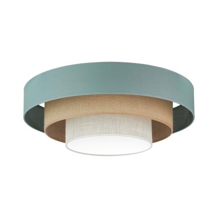 Duolla - Iluminação de teto LED LUNETA LED/26W/230V diâmetro 60 cm 4000K turquesa/bege/creme