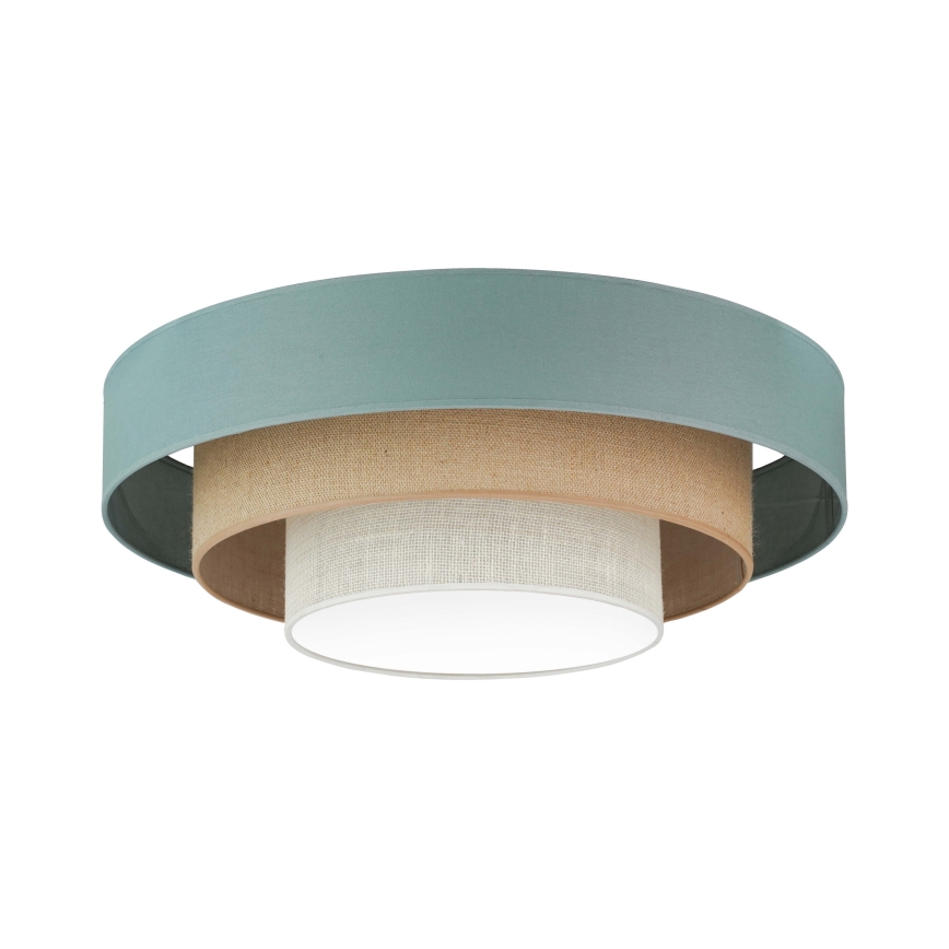 Duolla - Iluminação de teto LED LUNETA LED/26W/230V diâmetro 60 cm 4000K turquesa/bege/creme
