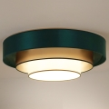 Duolla - Iluminação de teto LED LUNETA LED/26W/230V diâmetro 60 cm 4000K verde/dourado/branco