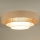 Duolla - Iluminação de teto LED LUNETA LED/26W/230V diâmetro 60 cm 4000K vime/bege/castanho