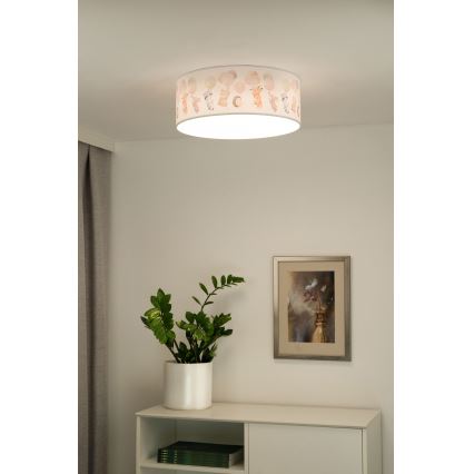 Duolla - Iluminação de teto LED para crianças CORTINA LED/26W/230V diâmetro 40 cm 4000K