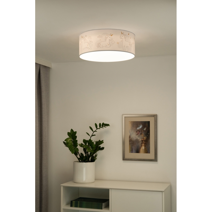 Duolla - Iluminação de teto LED para crianças CORTINA LED/26W/230V diâmetro 40 cm 4000K