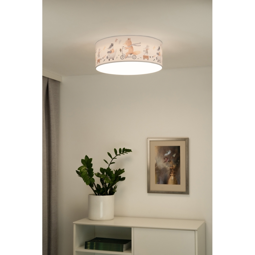 Duolla - Iluminação de teto LED para crianças CORTINA LED/26W/230V diâmetro 40 cm 4000K