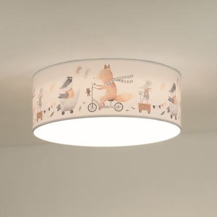 Duolla - Iluminação de teto LED para crianças CORTINA LED/26W/230V diâmetro 40 cm 4000K