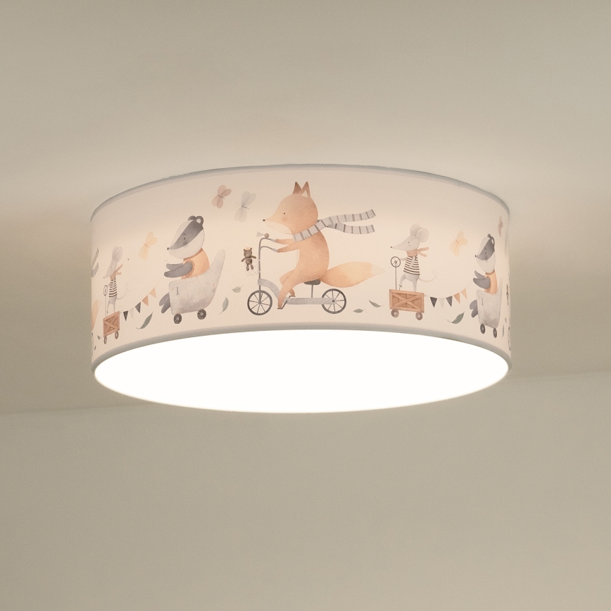 Duolla - Iluminação de teto LED para crianças CORTINA LED/26W/230V diâmetro 40 cm 4000K