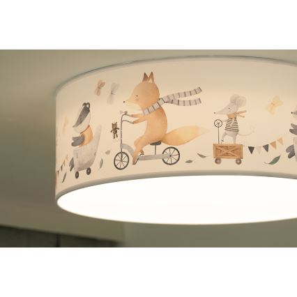 Duolla - Iluminação de teto LED para crianças CORTINA LED/26W/230V diâmetro 40 cm 4000K