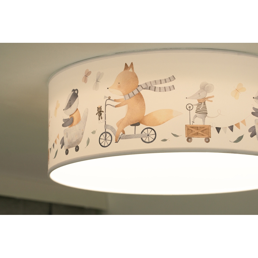 Duolla - Iluminação de teto LED para crianças CORTINA LED/26W/230V diâmetro 40 cm 4000K