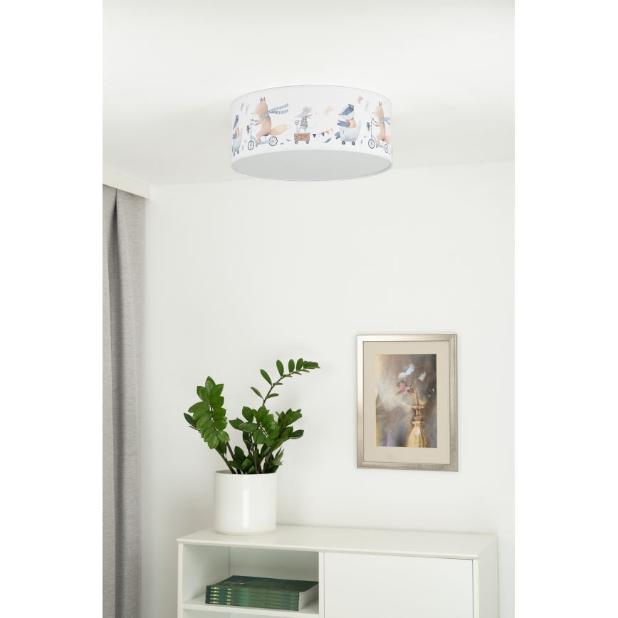 Duolla - Iluminação de teto LED para crianças CORTINA LED/26W/230V diâmetro 40 cm 4000K