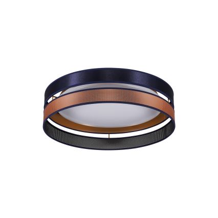 Duolla - Iluminação de teto LED ROLLER DUO SHINY LED/24W/230V diâmetro 45 cm azul/cobre