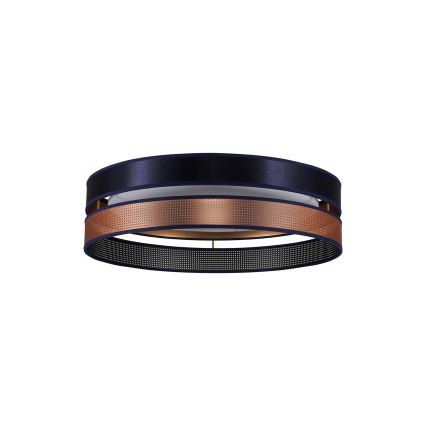 Duolla - Iluminação de teto LED ROLLER DUO SHINY LED/24W/230V diâmetro 45 cm azul/cobre
