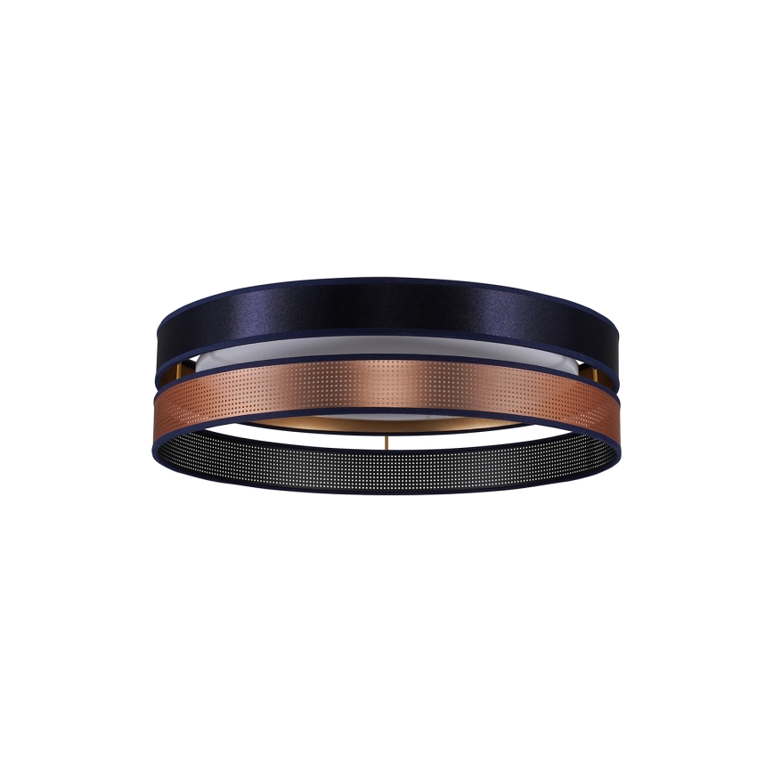 Duolla - Iluminação de teto LED ROLLER DUO SHINY LED/24W/230V diâmetro 45 cm azul/cobre
