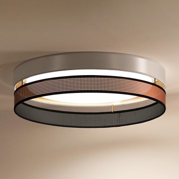 Duolla - Iluminação de teto LED ROLLER DUO SHINY LED/24W/230V diâmetro 45 cm branco/cobre