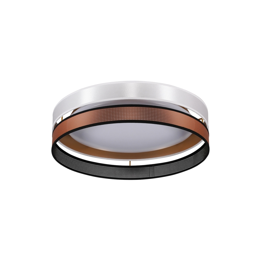 Duolla - Iluminação de teto LED ROLLER DUO SHINY LED/24W/230V diâmetro 45 cm branco/cobre