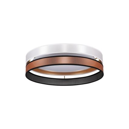 Duolla - Iluminação de teto LED ROLLER DUO SHINY LED/24W/230V diâmetro 45 cm branco/cobre