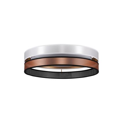 Duolla - Iluminação de teto LED ROLLER DUO SHINY LED/24W/230V diâmetro 45 cm branco/cobre