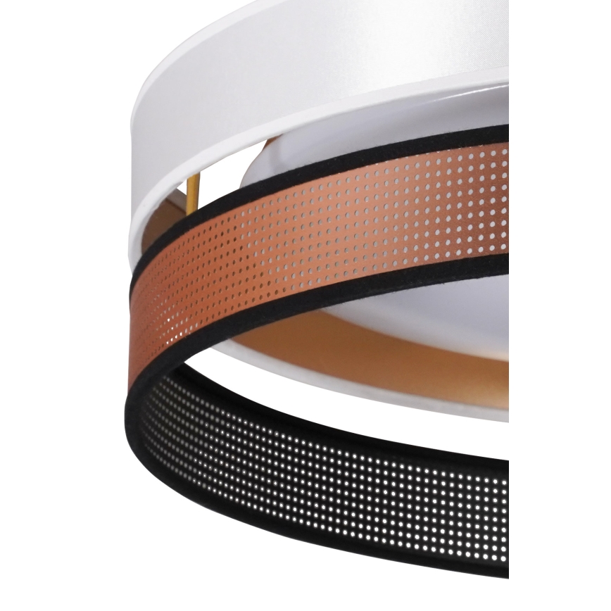 Duolla - Iluminação de teto LED ROLLER DUO SHINY LED/24W/230V diâmetro 45 cm branco/cobre