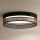 Duolla - Iluminação de teto LED ROLLER DUO SHINY LED/24W/230V diâmetro 45 cm preto/cobre