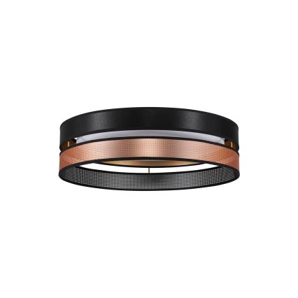 Duolla - Iluminação de teto LED ROLLER DUO SHINY LED/24W/230V diâmetro 45 cm preto/cobre