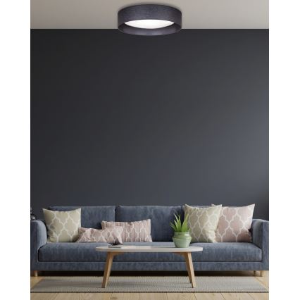 Duolla - Iluminação de teto LED ROLLER LED/24W/230V diâmetro 45 cm antracite