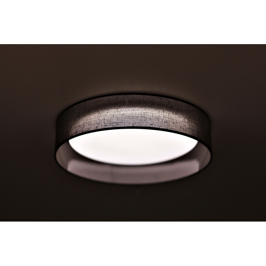 Duolla - Iluminação de teto LED ROLLER LED/24W/230V diâmetro 45 cm antracite