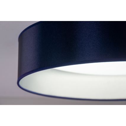 Duolla - Iluminação de teto LED ROLLER LED/24W/230V diâmetro 45 cm azul/prateado