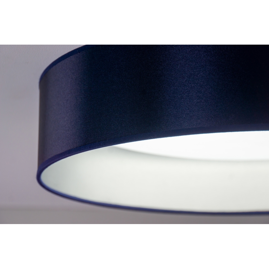 Duolla - Iluminação de teto LED ROLLER LED/24W/230V diâmetro 45 cm azul/prateado
