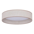 Duolla - Iluminação de teto LED ROLLER LED/24W/230V diâmetro 45 cm bege