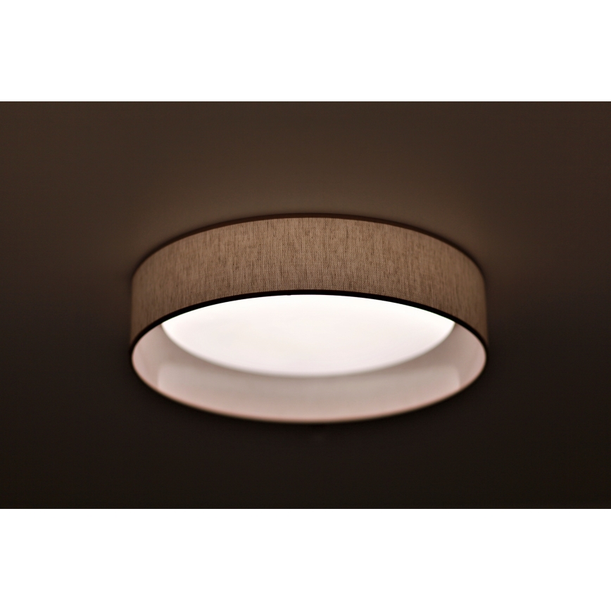 Duolla - Iluminação de teto LED ROLLER LED/24W/230V diâmetro 45 cm bege