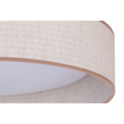 Duolla - Iluminação de teto LED ROLLER LED/24W/230V diâmetro 45 cm bege