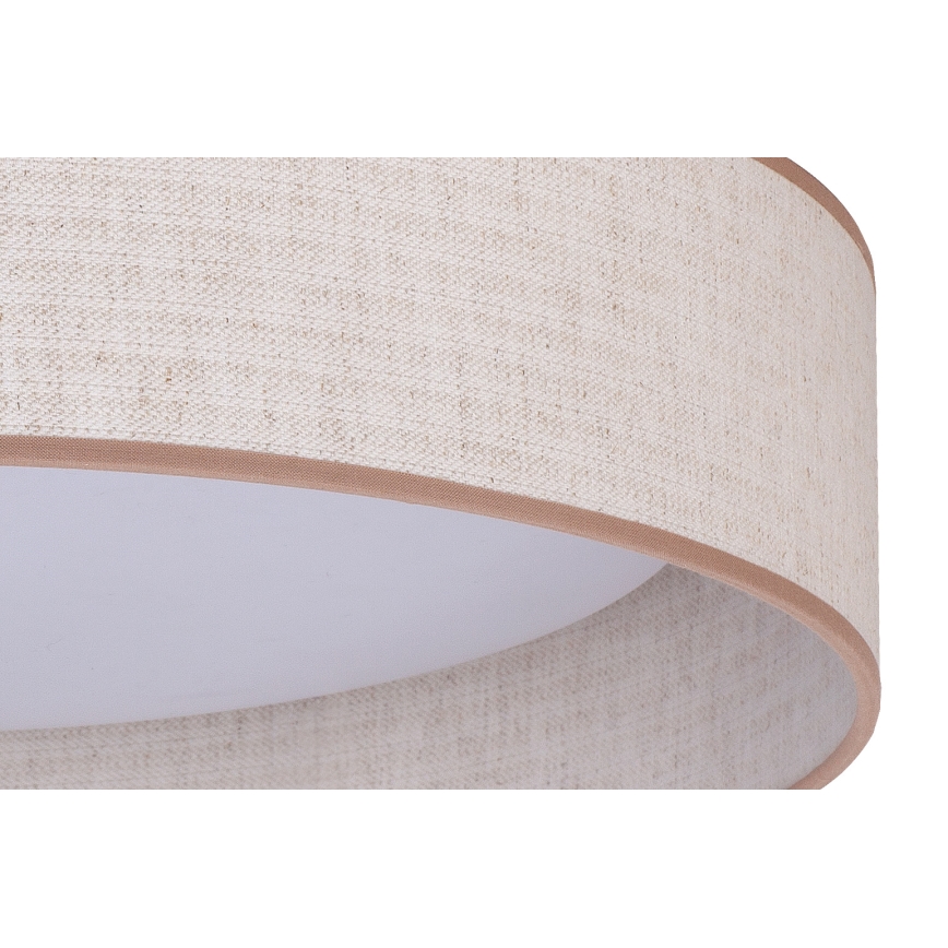 Duolla - Iluminação de teto LED ROLLER LED/24W/230V diâmetro 45 cm bege