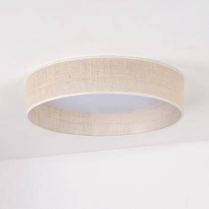 Duolla - Iluminação de teto LED ROLLER LED/24W/230V diâmetro 45 cm bege