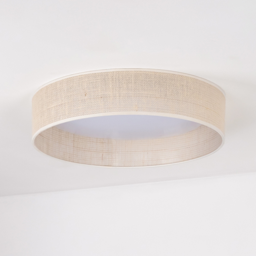 Duolla - Iluminação de teto LED ROLLER LED/24W/230V diâmetro 45 cm bege