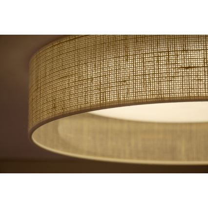 Duolla - Iluminação de teto LED ROLLER LED/24W/230V diâmetro 45 cm bege