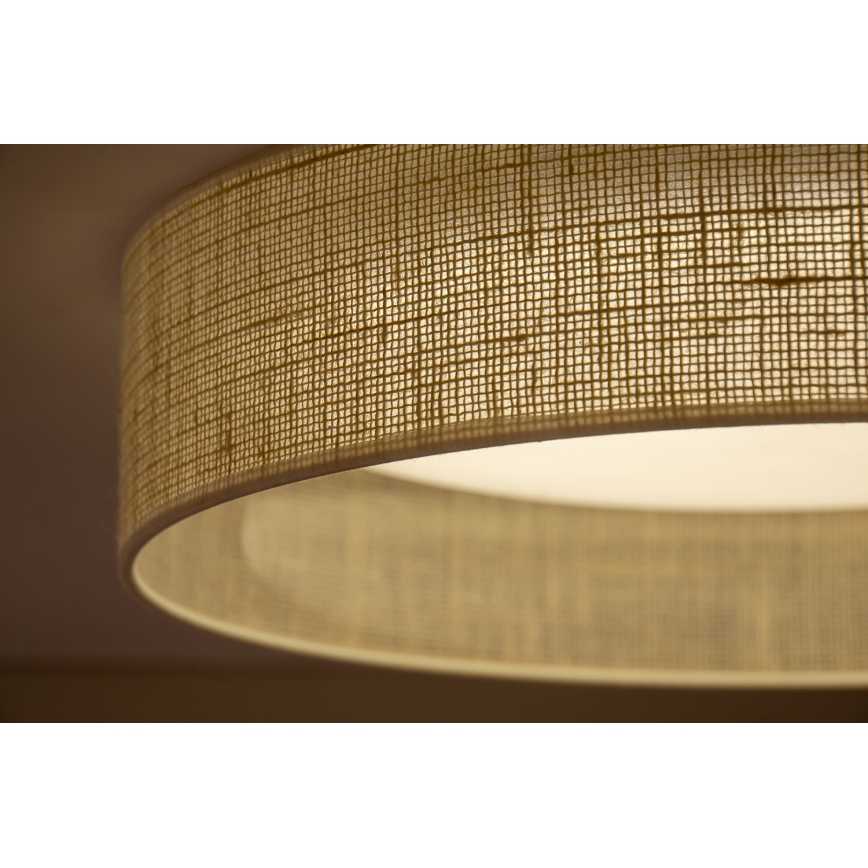Duolla - Iluminação de teto LED ROLLER LED/24W/230V diâmetro 45 cm bege