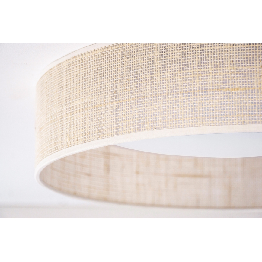 Duolla - Iluminação de teto LED ROLLER LED/24W/230V diâmetro 45 cm bege