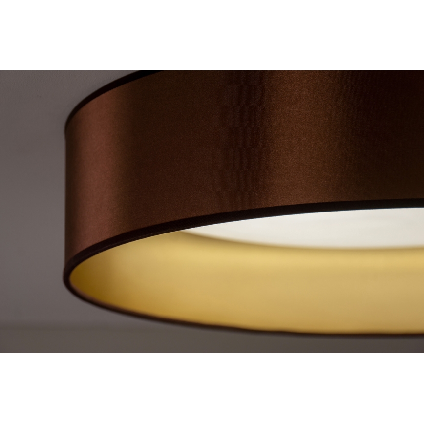 Duolla - Iluminação de teto LED ROLLER LED/24W/230V diâmetro 45 cm cobre/dourado